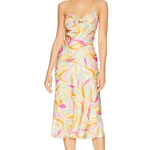 REVOLVE Astr the Label Mariela Dress in Mustard Pink Floral Women’s XS SOLD OUT